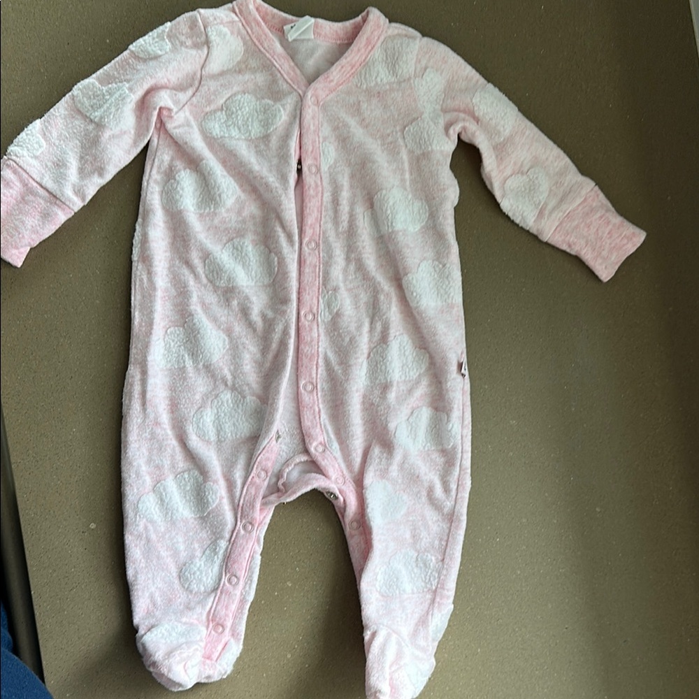 Gap Pink Cloud Kids One Piece pajama